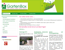 Tablet Screenshot of gartenbox.at
